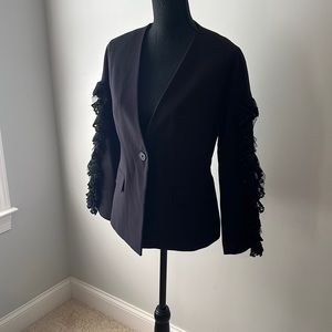 Zara lace sleeve blazer xs